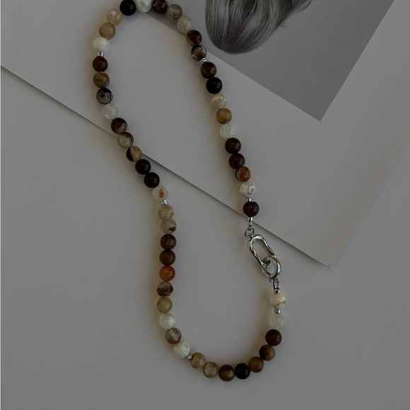 Jewelry - 4 Agate Stone Necklace
